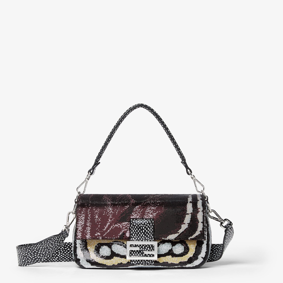 FENDI Baguette® Multicolor Night Butterfly sequin bag - Image 1